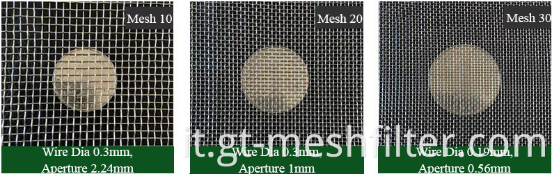 12 x 64 mesh inversa inversa inversa olandese in acciaio inossidabile Filtro in rete per estrusore di plastica